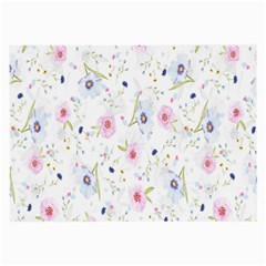 Pattern Flowers Large Glasses Cloth by artworkshop