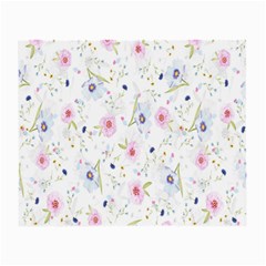 Pattern Flowers Small Glasses Cloth (2 Sides) by artworkshop