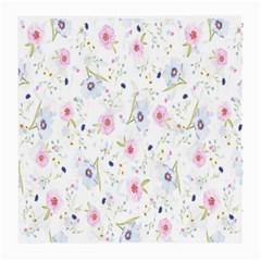 Pattern Flowers Medium Glasses Cloth (2 Sides) by artworkshop