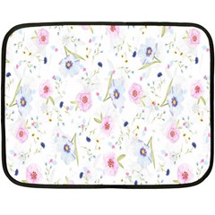 Pattern Flowers Double Sided Fleece Blanket (mini)  by artworkshop