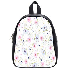 Pattern Flowers School Bag (small) by artworkshop