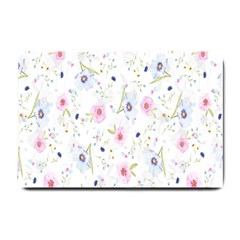 Pattern Flowers Small Doormat  by artworkshop