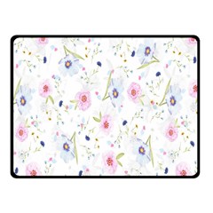 Pattern Flowers Fleece Blanket (small) by artworkshop