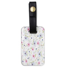 Pattern Flowers Luggage Tag (one Side) by artworkshop