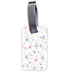 Pattern Flowers Luggage Tag (two Sides) by artworkshop