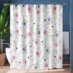 Pattern Flowers Shower Curtain 60  x 72  (Medium)  60 x72  Curtain