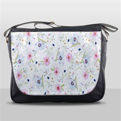 Pattern Flowers Messenger Bag by artworkshop