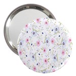 Pattern Flowers 3  Handbag Mirrors Front