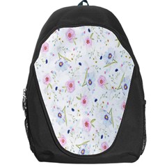 Pattern Flowers Backpack Bag by artworkshop