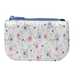 Pattern Flowers Large Coin Purse by artworkshop