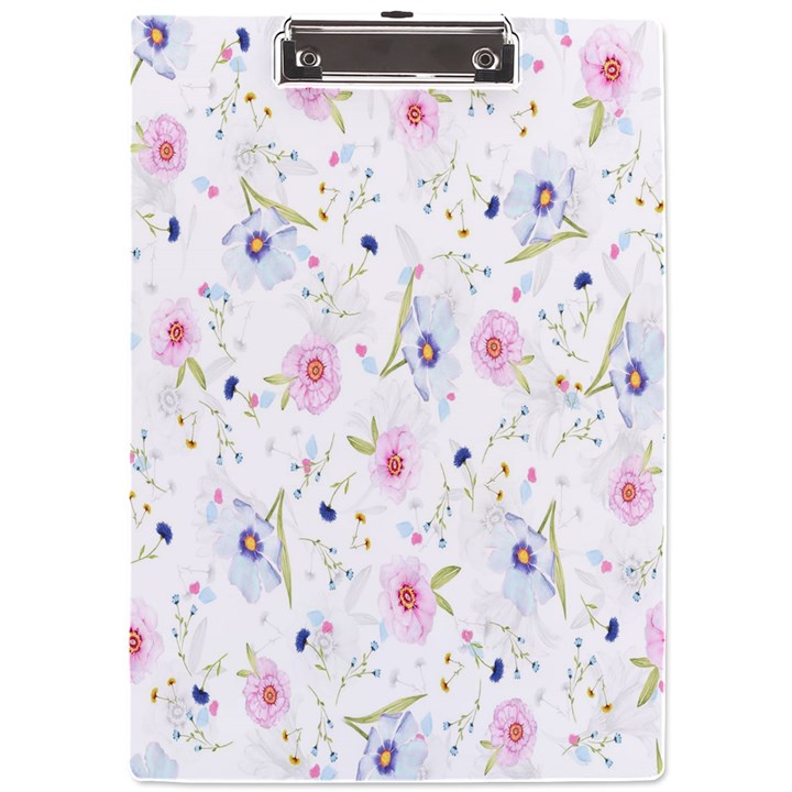 Pattern Flowers A4 Clipboard