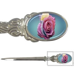 Rose Flower Love Romance Beautiful Letter Opener by artworkshop