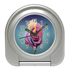 Rose Flower Love Romance Beautiful Travel Alarm Clock by artworkshop