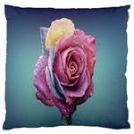 Rose Flower Love Romance Beautiful Large Cushion Case (Two Sides) Front