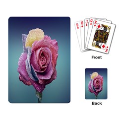 Rose Flower Love Romance Beautiful Playing Cards Single Design (rectangle) by artworkshop