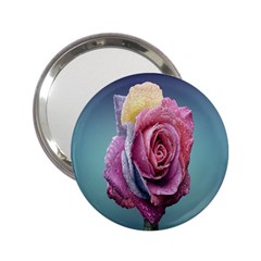 Rose Flower Love Romance Beautiful 2 25  Handbag Mirrors by artworkshop