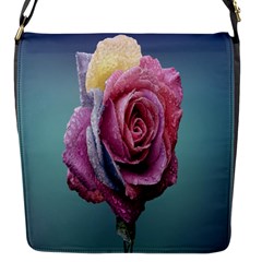 Rose Flower Love Romance Beautiful Flap Closure Messenger Bag (s) by artworkshop