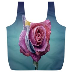 Rose Flower Love Romance Beautiful Full Print Recycle Bag (xl) by artworkshop