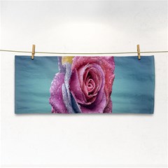 Rose Flower Love Romance Beautiful Hand Towel by artworkshop