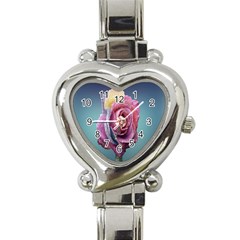 Rose Flower Love Romance Beautiful Heart Italian Charm Watch by artworkshop