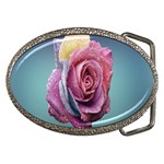 Rose Flower Love Romance Beautiful Belt Buckles Front