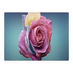 Rose Flower Love Romance Beautiful Double Sided Flano Blanket (mini)  by artworkshop