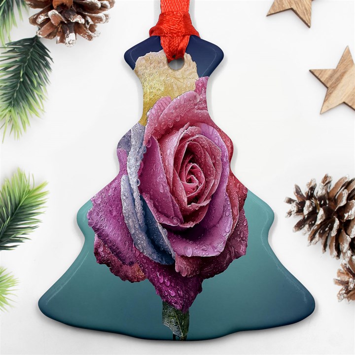 Rose Flower Love Romance Beautiful Ornament (Christmas Tree) 