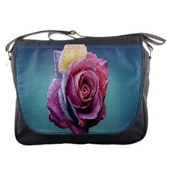 Rose Flower Love Romance Beautiful Messenger Bag by artworkshop