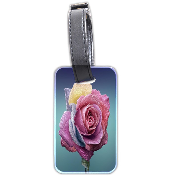 Rose Flower Love Romance Beautiful Luggage Tag (two sides)