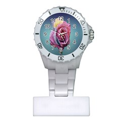 Rose Flower Love Romance Beautiful Plastic Nurses Watch by artworkshop