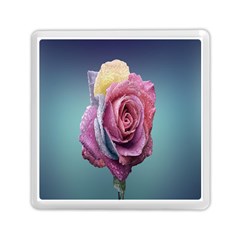 Rose Flower Love Romance Beautiful Memory Card Reader (square) by artworkshop