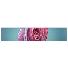 Rose Flower Love Romance Beautiful Small Flano Scarf by artworkshop