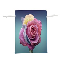 Rose Flower Love Romance Beautiful Lightweight Drawstring Pouch (s) by artworkshop