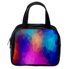 Triangles Polygon Color Classic Handbag (one Side) by artworkshop