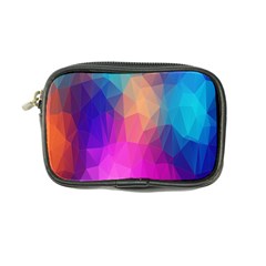 Triangles Polygon Color Coin Purse by artworkshop