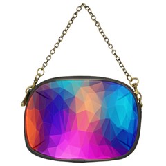 Triangles Polygon Color Chain Purse (two Sides) by artworkshop