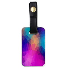 Triangles Polygon Color Luggage Tag (one Side) by artworkshop