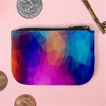 Triangles Polygon Color Mini Coin Purse Back