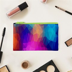 Triangles Polygon Color Cosmetic Bag (xs) by artworkshop