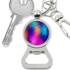 Triangles Polygon Color Bottle Opener Key Chain by artworkshop