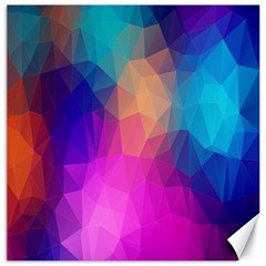 Triangles Polygon Color Canvas 20  X 20  by artworkshop