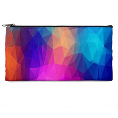 Triangles Polygon Color Pencil Case by artworkshop