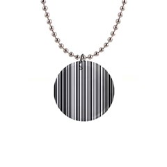 Barcode Pattern 1  Button Necklace by Sapixe