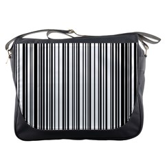 Barcode Pattern Messenger Bag by Sapixe