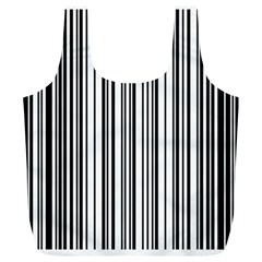 Barcode Pattern Full Print Recycle Bag (xl) by Sapixe