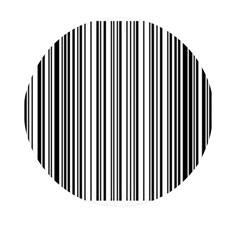 Barcode Pattern Mini Round Pill Box (pack Of 5) by Sapixe