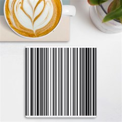 Barcode Pattern Uv Print Square Tile Coaster 