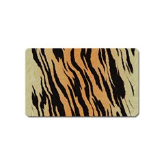 Tiger Animal Print A Completely Seamless Tile Able Background Design Pattern Magnet (name Card) by Amaryn4rt