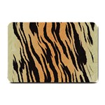 Tiger Animal Print A Completely Seamless Tile Able Background Design Pattern Small Doormat  24 x16  Door Mat