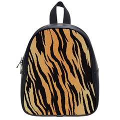 Tiger Animal Print A Completely Seamless Tile Able Background Design Pattern School Bag (small)